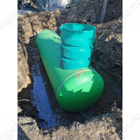 Монтаж подземного газгольдера на 5000 л.