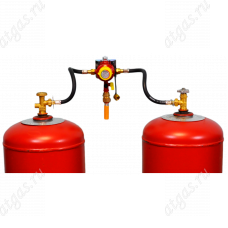 Рампа для газовых баллонов с редуктором (на 2 баллона) автомат GOK